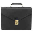 LOUIS VUITTON Epi Serviette Ambassador Business Bag Black M54412 LV Auth bs35128-13