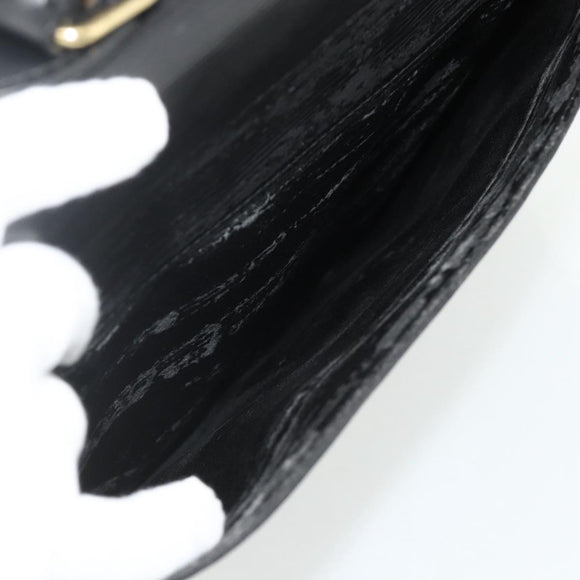 LOUIS VUITTON Epi Serviette Ambassador Business Bag Black M54412 LV Auth bs35128