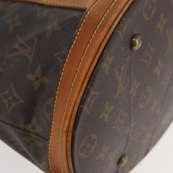 LOUIS VUITTON Monogram Bucket GM Shoulder Bag M42236 LV Auth bs35133
