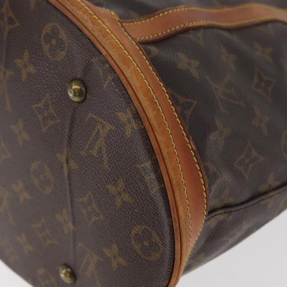 LOUIS VUITTON Monogram Bucket GM Shoulder Bag M42236 LV Auth bs35133