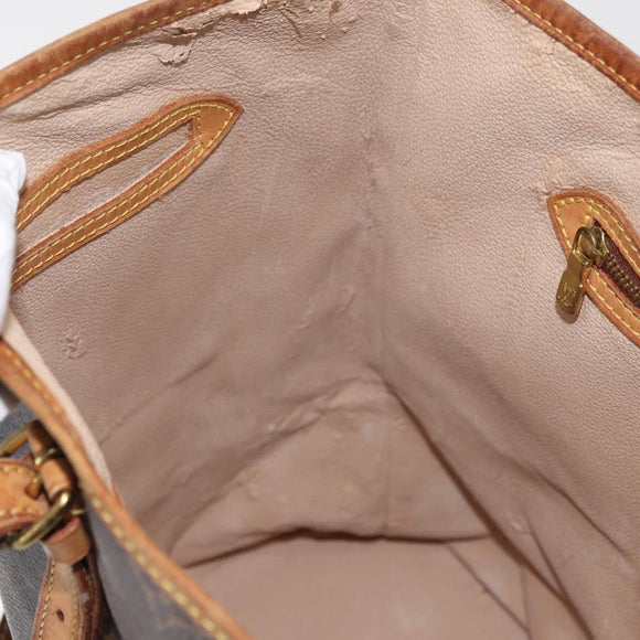 LOUIS VUITTON Monogram Bucket GM Shoulder Bag M42236 LV Auth bs35133