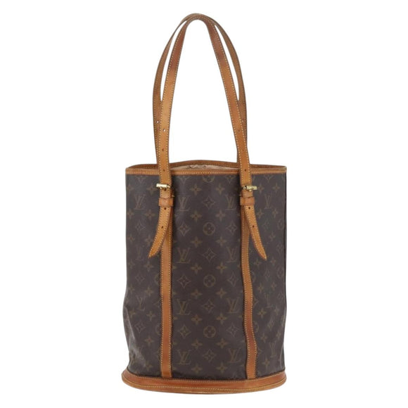 LOUIS VUITTON Monogram Bucket GM Shoulder Bag M42236 LV Auth bs35133