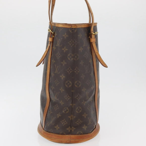 LOUIS VUITTON Monogram Bucket GM Shoulder Bag M42236 LV Auth bs35133