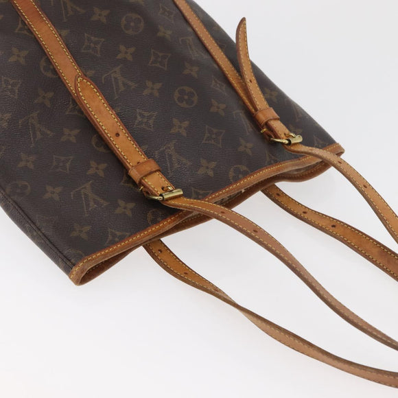 LOUIS VUITTON Monogram Bucket GM Shoulder Bag M42236 LV Auth bs35133