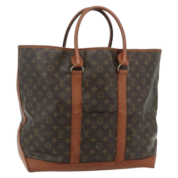 LOUIS VUITTON Monogram Sac Weekend GM Tote Bag M42420 LV Auth bs35134