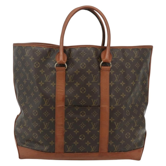 LOUIS VUITTON Monogram Sac Weekend GM Tote Bag M42420 LV Auth bs35134