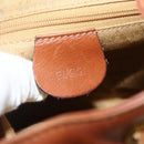 GUCCI Bamboo Backpack Leather Brown Gold 003 3444 0030 Auth bs35138-17