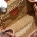 GUCCI Bamboo Backpack Leather Brown Gold 003 3444 0030 Auth bs35138-18