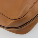 Chloe Tote Bag Leather Beige Gold Auth bs35139-16