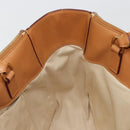 Chloe Tote Bag Leather Beige Gold Auth bs35139-18