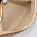 Chloe Tote Bag Leather Beige Gold Auth bs35139-22