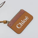 Chloe Tote Bag Leather Beige Gold Auth bs35139-23