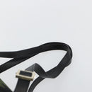 VALENTINO Studs Camouflage Rugzak Nylon Khaki Goud Auth bs35140-14