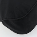 Salvatore Ferragamo Vala Shoulder Bag Canvas Black Silver Auth bs35141-11
