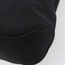 Salvatore Ferragamo Vala Shoulder Bag Canvas Black Silver Auth bs35141-12