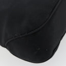 Salvatore Ferragamo Vala Shoulder Bag Canvas Black Silver Auth bs35141-13