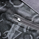 Salvatore Ferragamo Vala Shoulder Bag Canvas Black Silver Auth bs35141-19