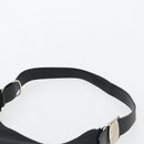 Salvatore Ferragamo Vala Shoulder Bag Canvas Black Silver Auth bs35141-8
