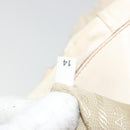 PRADA Hand Bag Leather Ivory Gold Auth bs35142-11