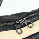BOTTEGA VENETA INTRECCIATO Shoulder Bag Leather 2way Black Auth bs35143-19