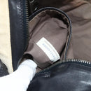 BOTTEGA VENETA INTRECCIATO Shoulder Bag Leather 2way Black Auth bs35143-12