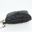 BOTTEGA VENETA INTRECCIATO Shoulder Bag Leather 2way Black Auth bs35143-3