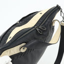 BOTTEGA VENETA INTRECCIATO Shoulder Bag Leather 2way Black Auth bs35143-6