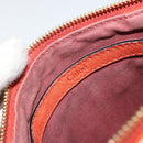 Chloe Eloise Hand Bag Leather Orange Gold Auth bs35145-17