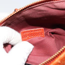 Chloe Eloise Hand Bag Leather Orange Gold Auth bs35145-12