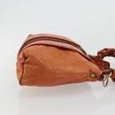 Chloe Eloise Hand Bag Leather Orange Gold Auth bs35145-3