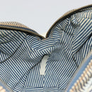 FENDI Spy Handtas Canvas Navy Goud Auth bs35147A-20