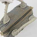 FENDI Spy Handtas Canvas Navy Goud Auth bs35147A-6