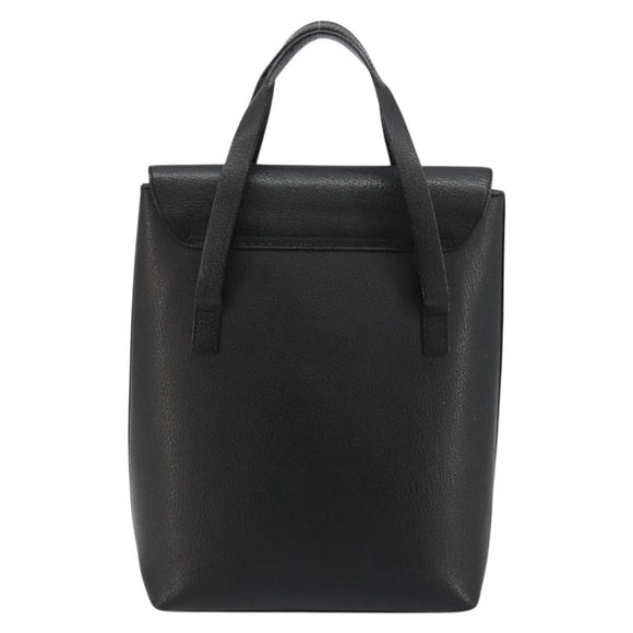 GUCCI Handtasche Leder Schwarz Silber 002 123 0452 Auth bs35148