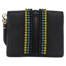 BURBERRY Clutch Bag Leather Black Gold Auth bs35150-2