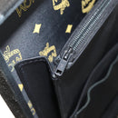 MCM Trunk Suède Zwart Goud Auth bs35151-21