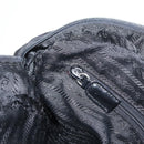 PRADA Hand Bag Nylon Black Silver Auth bs35154-22