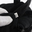 PRADA Hand Bag Nylon Black Silver Auth bs35154-12