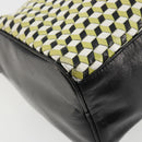 PRADA Schultertasche Leder Gelbgold Auth bs35156-17