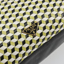 PRADA Schultertasche Leder Gelbgold Auth bs35156-18