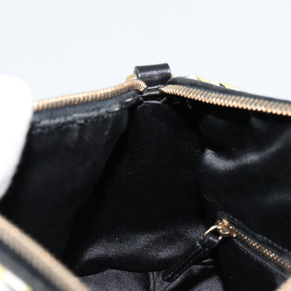 PRADA Schultertasche Leder Gelbgold Auth bs35156