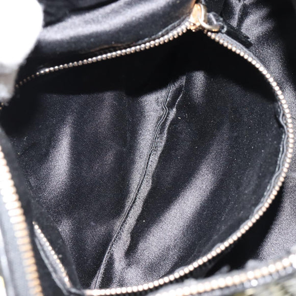 PRADA Schultertasche Leder Gelbgold Auth bs35156