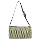 PRADA Schultertasche Leder Gelbgold Auth bs35156-2