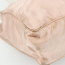 CHANEL Tote Bag Satin Gold Pink CC Auth bs35157-11