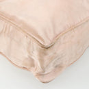 CHANEL Tote Bag Satin Gold Pink CC Auth bs35157-13