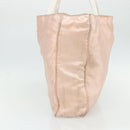 CHANEL Tote Bag Satin Gold Pink CC Auth bs35157-5