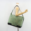 BOTTEGA VENETA Shoulder Bag Nylon Green Auth bs35159-26
