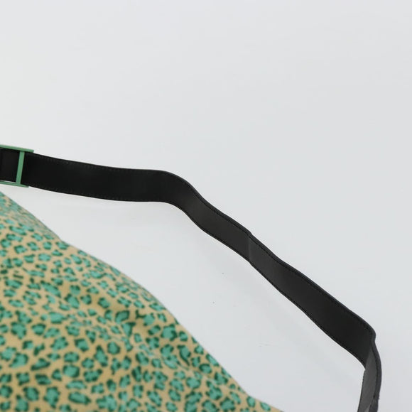 BOTTEGA VENETA Shoulder Bag Nylon Green Auth bs35159