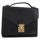 LOUIS VUITTON Epi Monceau 28 Hand Bag Black M52122 LV Auth bs35160-1