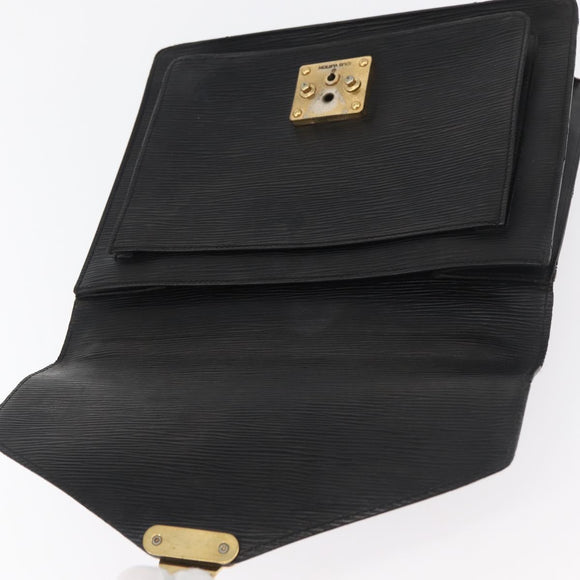 LOUIS VUITTON Epi Monceau 28 Hand Bag Black M52122 LV Auth bs35160