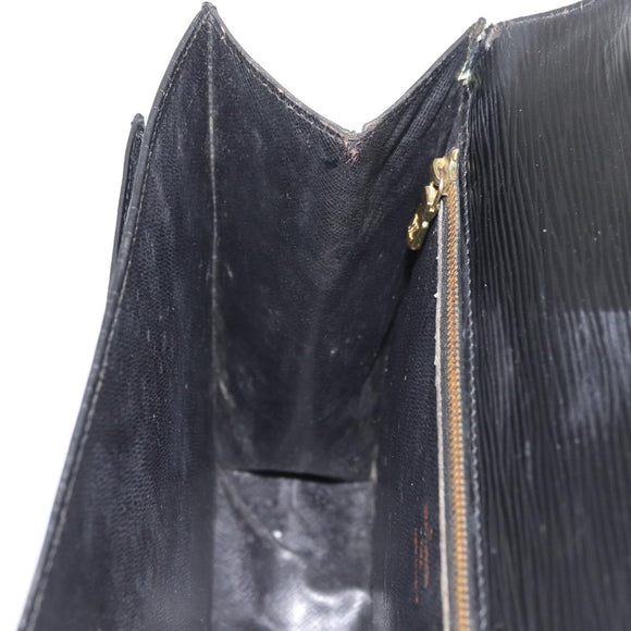 LOUIS VUITTON Epi Monceau 28 Hand Bag Black M52122 LV Auth bs35160